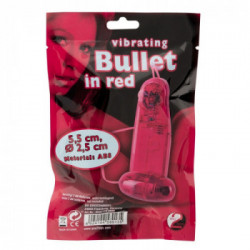 You2Toys Vibrating Bullet red - Vibratore con Telecomando a Filo, Richiede Batterie, Rosso