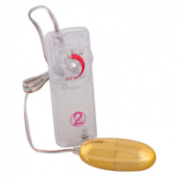 You2Toys Golden Star - Vibratore, Uovo, Regolatore, Richiede Batterie, Oro