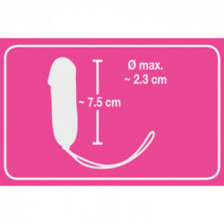 Sweet Smile RC V Bullet - Vibratore, Uovo, Controllo Remoto, 7 MOD, Richiede Batterie, Rosa