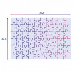 Clementoni 26101 puzzle 60 pz Cartoni