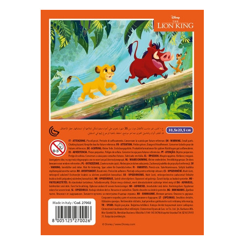 Clementoni 27002 puzzle 60 pz