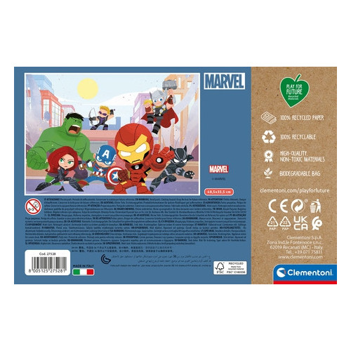 Clementoni Marvel Avengers Puzzle di contorno...
