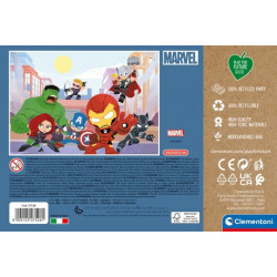 Clementoni Marvel Avengers Puzzle di contorno 104 pz Arte