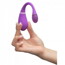 Kiiroo Esca 2 - Vibratore, Flessibile, Controllo Remoto, 5 MOD, Ricaricabile, Viola