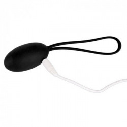 Lust Love Ball Black - Vibratore, Uovo, Controllo Remoto, 10 MOD, Splashproof, Ricaricabile, Nero