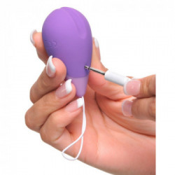 Fantasy For Her Remote Kegel Excite - Vibrator, Uovo, Controllo Remoto, 10 MOD, Ricaricabile, Viola