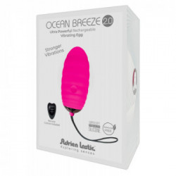 Adrien Lastic Ocean Breeze 2.0 - Vibratore, Uovo, Controllo Remoto, 10 MOD, Ricaricabile, Rosa
