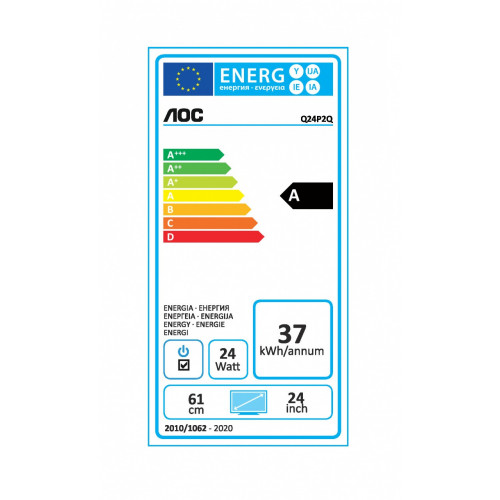 AOC Pro-line Q24P2Q LED display 60,5 cm (23.8")...