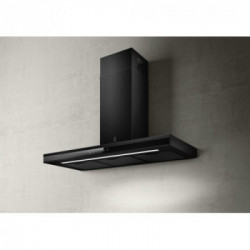 Elica ADÉLE BL MAT/A/90 - Cappa Aspirante a Parete, Nero, 770 m³/h, PRF0182410, A