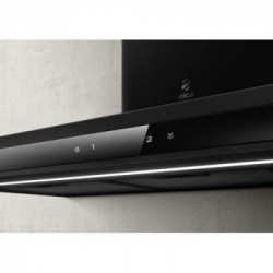 Elica ADÉLE BL MAT/A/90 - Cappa Aspirante a Parete, Nero, 770 m³/h, PRF0182410, A