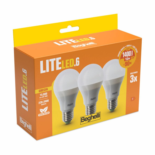 Beghelli LiteLED.6 Lampadina a risparmio...