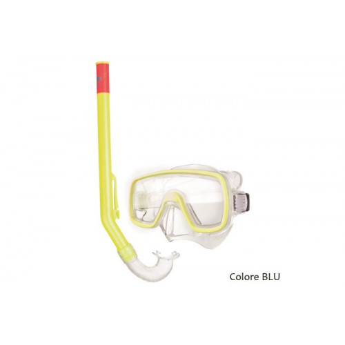 SET MASCHERA+BOCCAGLIO TROPEA BLU M