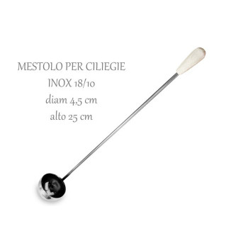 MESTOLO CILIEGIE INOX CM.4