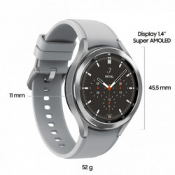 Samsung Galaxy Watch4 Classic Smartwatch Ghiera Interattiva Acciaio Inossidabile 46mm Memoria 16GB Silver