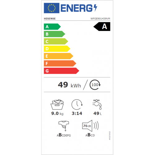 Hisense WFGE901439VM - Lavatrice a Carica...