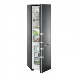 Liebherr CBNbsa 5753 - Frigorifero Combinato da Libera Installazione, NoFrost, BioFresh, 362 Litri, Nero, Classe A