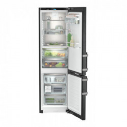 Liebherr CBNbsa 5753 - Frigorifero Combinato da Libera Installazione, NoFrost, BioFresh, 362 Litri, Nero, Classe A