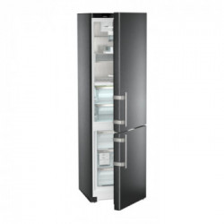 Liebherr CBNbsa 5753 - Frigorifero Combinato da Libera Installazione, NoFrost, BioFresh, 362 Litri, Nero, Classe A