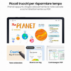 Samsung Galaxy Tab S6 Lite (2022) Tablet Android 10.4 Pollici LTE RAM 4 GB, 64 GB espandibili Tablet Android 12 Oxford Gray