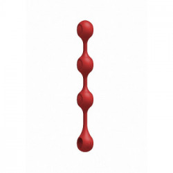 DocJohnson Anal Essentials Weighted - Sfere Anali in Silicone, Rosse