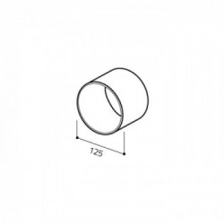 Elica GIUNZIONE ROTONDA (1052P) - Giunzione Rotonda Diametro 12,5 cm, 1052P