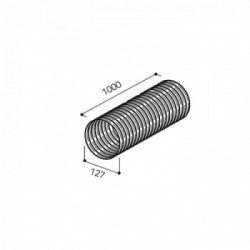 Elica TUBO ROTONDO FLESS. 1000 mm - Tubo Rotondo Flessibile, 1052N