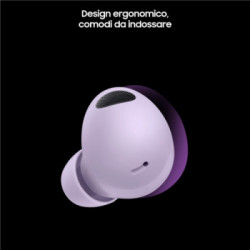 Samsung Galaxy Buds2 Pro Auricolari Bluetooth Bora Purple Batteria 500 mAh