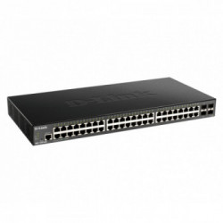 D-Link DGS-1250-52X switch di rete Gestito L3 Gigabit Ethernet (10/100/1000) Nero