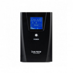 Vultech UPS1000VA-PURE gruppo di continuità (UPS) A linea interattiva 1 kVA 800 W 3 presa(e) AC