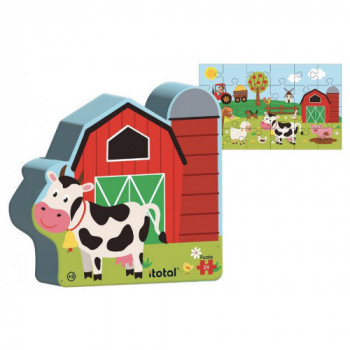 Puzzle anni 3+, 24 pezzi FARM