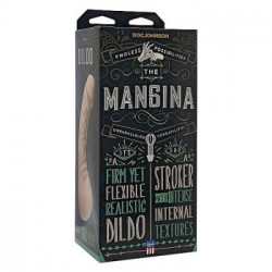 DocJohnson The Mangina Vanilla - Masturbatore a Forma di Pene, Realistico, Color Pelle, Senza Vibrazione