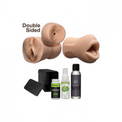 DocJohnson Sasha Grey 5 Piece Collection Flesh - Masturbatore, Set 5 pezzi, Vari Orifizi, Color Pelle, Realistico, Senza