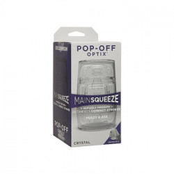 DocJohnson Optix Ultraskyn Stroker Pussy & Ass - Masturbatore, Senza Vibrazione, Contenitore Aspirante, Compatto