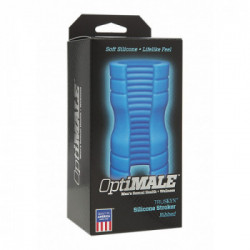 DocJohnson Silicone Stroker Blue - Masturbatore, Senza Vibrazione, Stimolante, Blu