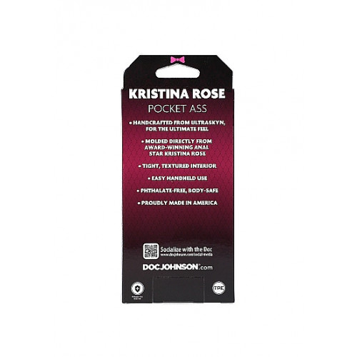 DocJohnson Kristina Rose Ultraskyn Pocket Ass -...
