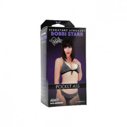 DocJohnson Bobbi Starr Ultraskyn Pocket Ass - Masturbatore a Forma di Ano, senza Vibrazioni, Realistico