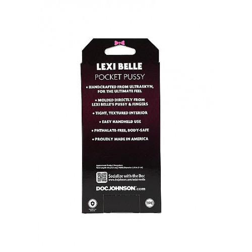 DocJohnson Lexi Belle Ultraskyn Pocket Pussy -...