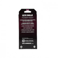 DocJohnson Lexi Belle Ultraskyn Pocket Pussy - Masturbatore a Forma di Vagina, senza Vibrazioni, Realistico