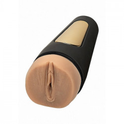 DocJohnson Endurance Trainer Ultraskyn Stroker Pussy - Masturbatore a Forma di Vagina senza Vibrazioni, Contenitore Aspirante,