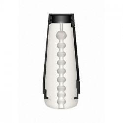 DocJohnson Glory Hole Tunnel Ultraskyn Stroker - Masturbatore, Senza Vibrazione, Contenitore Aspirante, Nero