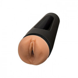 DocJohnson Jessie Andrews Ultraskyn Stroker Pussy - Masturbatore a Forma di Vagina,Senza Vibrazione, Contenitore Aspirante