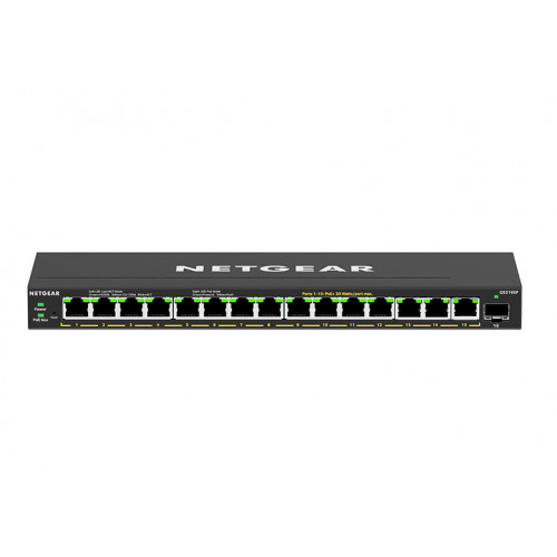 Netgear GS316EP-100PES switch di rete Gestito...