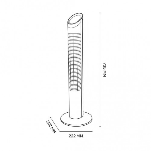 Argo Aspire Tower - Ventilatore a torre,...