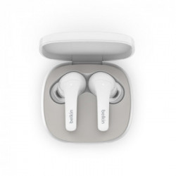 Belkin SOUNDFORM Flow Auricolare Wireless In-ear Musica e Chiamate USB tipo-C Bluetooth Bianco