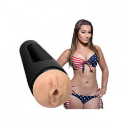 DocJohnson Dani Daniels Ultraskyn Stroker Pussy - Masturbatore a Forma di Vagina, Senza Vibrazione, Contenitore Aspirante