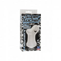 DocJohnson The Super Sucker 2.0 - Masturbatore, Morbido, Elastico, Realistico, Vibrante