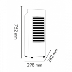 Argo Polifemo Dedalo - Argoclima Portatile, Cooler, Bianco