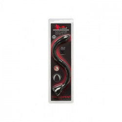 DocJohnson Dual Density Anal Snake Black - Dildo, 18 cm, Stimolazione Anale, Lungo