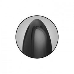 DocJohnson Dual Density Anal Snake Black - Dildo, 18 cm, Stimolazione Anale, Lungo