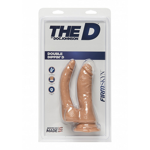 DocJohnson Double Dippin' D Firmskyn - Doppio...